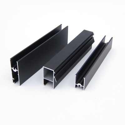 Schwarzes anodisiertes Serie 3825 Aluminiumfenster-Profile für Tür und Möbel