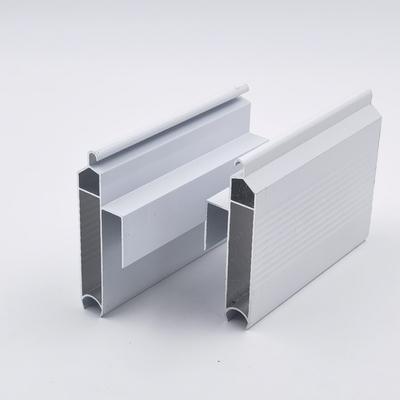 6063-T5 fertigte Aluminiumlegierungs-Rollen-Fensterladen-Tür-Latten-und Bahn-Profile für Garage besonders an