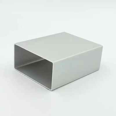 0.9mm Alu Rohr silbernes Matt Anodized Aluminum Profile des Verdrängungs-Profil-40X80