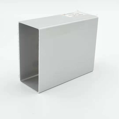0.9mm Alu Rohr silbernes Matt Anodized Aluminum Profile des Verdrängungs-Profil-40X80