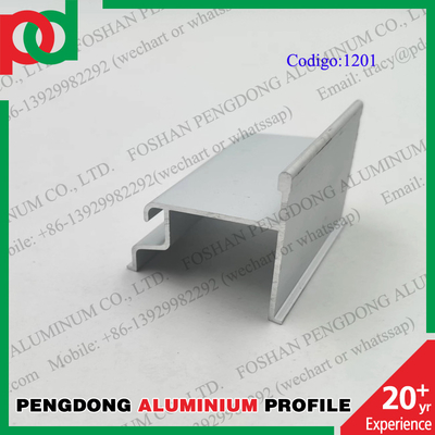 0.15mm anodisierte Aluminiumtür profiliert 6063 Reihe T5-Temperament-