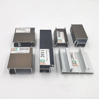 Anodisierte 6 Meter-Längen-Aluminiumfenster-Profile für Bolivien- und Chile-Reihen L20