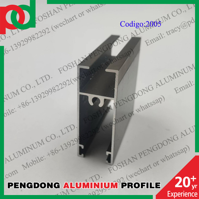 Anodisierte 6 Meter-Längen-Aluminiumfenster-Profile für Bolivien- und Chile-Reihen L20