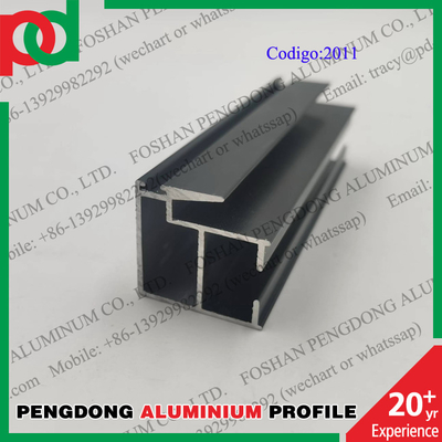 Anodisierte 6 Meter-Längen-Aluminiumfenster-Profile für Bolivien- und Chile-Reihen L20