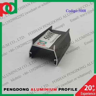 Anodisierte 6 Meter-Längen-Aluminiumfenster-Profile für Bolivien- und Chile-Reihen L20