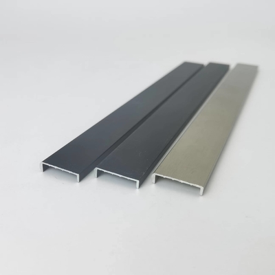 Anodisiertes U formen Aluminiumprofil für dekorative Einfassungsfliesen-Ordnung