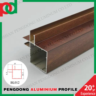 Berufshersteller-Glossy Silver Polishing-Aluminiumküchenschrank-Profile