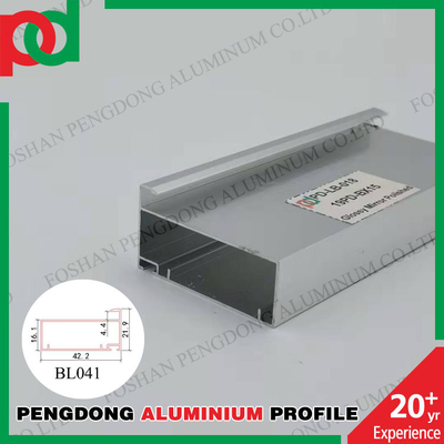 Berufshersteller-Glossy Silver Polishing-Aluminiumküchenschrank-Profile