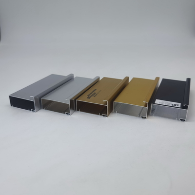 Populärer Gebrauch in den Libyen-Küchenschrank-Aluminiumprofilen glatt oder anodisiertes Silber und Gold und Schwarzes beschichtet