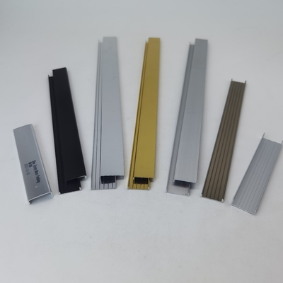 Die Aluminiumprofile, die dekorative Einfassungsfliese polieren, trimmen populäre Silber-und Goldfarbe