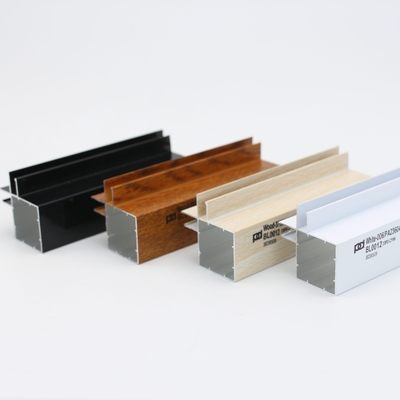 Foshan-Hersteller-High Glossy Silver-Polieraluminiumküchenschrank-Profil