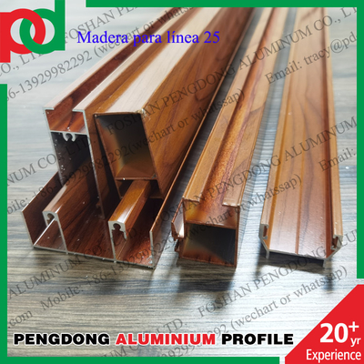 L20 und L25 Aluminiumprofile in beliebten Farben für Fenster und Türen