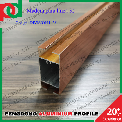 L20 und L25 Aluminiumprofile in beliebten Farben für Fenster und Türen