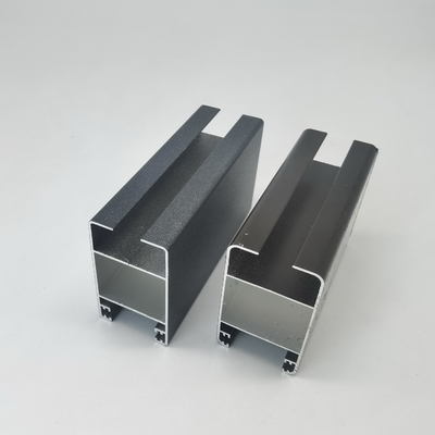 Schiebefenster Aluminiumprofile für die Elfenbeinküste Silber anodiert und pulverbeschichtet Bronze und auffällig grau