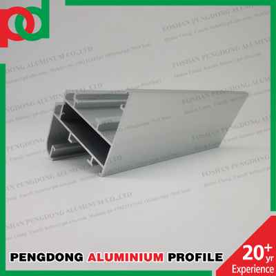 Aluminiumprofile Extrusionsgehäuse Fenster Tür Quadratröhre Anodisierungschampagne für den Markt in Äthiopien