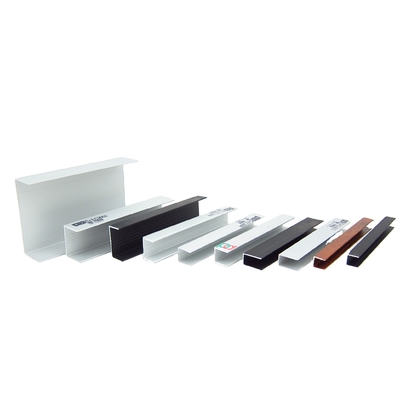 U-Kanal-Groove-Aluminiumprofile für Fenster, Türen und Möbel