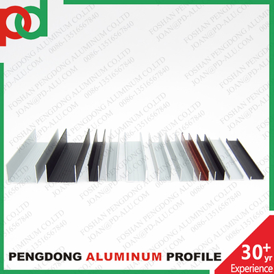 U-Kanal-Groove-Aluminiumprofile für Fenster, Türen und Möbel