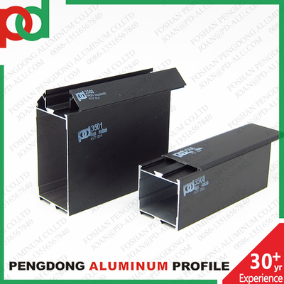 Schwarze Anodisierte Profile Aluminium für Fenster und Türen Serie 35