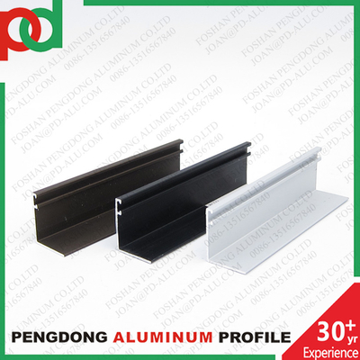 Hochwertige flache Aluminiumprofile für Möbel von Schränken von Garderobe Grade 6000 Serie Made in South America Melamin