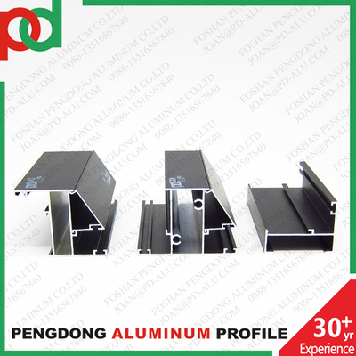 Pulverbeschichtete Profile aus Aluminium für Fenster und Türen in Serie 42 Hergestellt in Foshan nach Peru Bolivien Chile 6000 Serie
