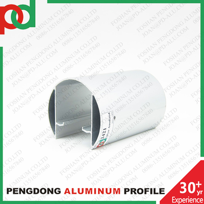 6M Länge Platte Mate Schwarze Holzfarbe Aluminium-Handrail-Profile mit Bronze-Anodisierung und verschiedene Größen