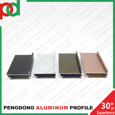 Extrusionstechnologie Aluminiumprofile der 6000er Serie für Melaminmöbel Gold Chrom Bronze eloxiert in großen Größen