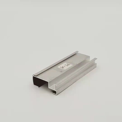 Anodisiert 6063 Aluminiumvorhang-Bahn-Profilen Rod Spring Tube Bottom