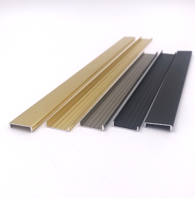 16.3mm U formen Aluminiumordnung 6063 T5 profiliert dekorativen Fliesen-Rand