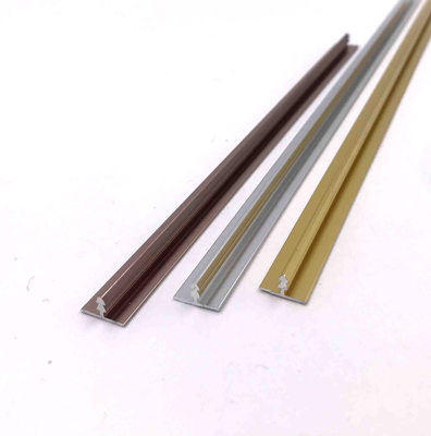 11.7mm T formen anodisierte Aluminiumprofile chromieren Goldrosafarbenes Gold