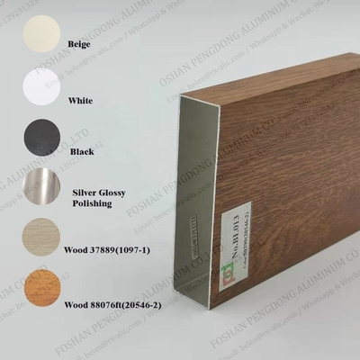 KÜCHEN-Profil-Holz des Iraks Algerien beendet Aluminiumaluminiumprofile