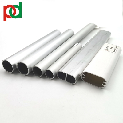 Garderoben-Kleiderbügel-runden Aluminiumschienen-Verdrängungen und Ellipsen-Rohre