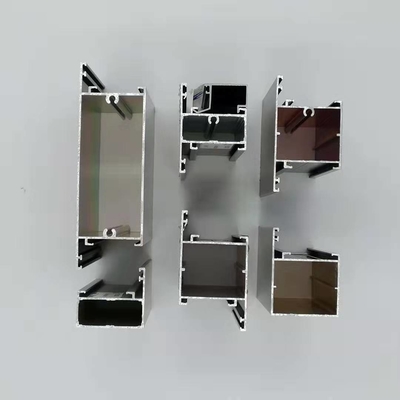 Gewohnheit 6063 T5 anodisierte Flügelfenster-Fenster-Profile pulverisieren überzogenes
