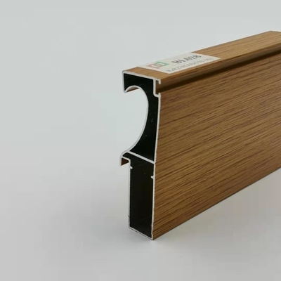 6061 hölzernes Endaluminiumprofil-Türrahmen-Verdrängung für Hotel-Landhaus