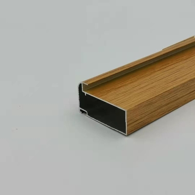 Küchen-beschichtete Aluminiumprofil-Holz-Korn-Pulver Libyens 6063