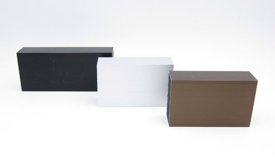 VERDRÄNGUNGS-Profil-Quadrat des Mühlende40x40 leiten Aluminiumantikorrosion