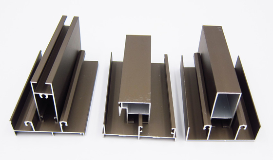 Silberne anodisierte Aluminiumbronzeprofile Chiles Bolivien 20 Reihen-Verdrängung