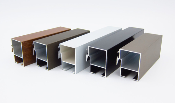 Rechteckige Aluminiumverdrängung Lockstyle, die für gleitendes Fenster 2507 anodisiert