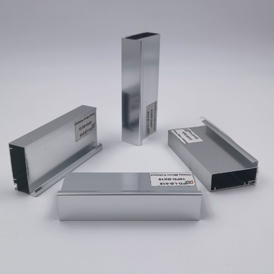 Aluminiumprofil-des strahlenden Silbers des Küchenschrank-T5 6063 Polnisch