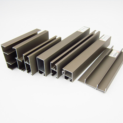 6061 Aluminiumfenster-Profil-rechteckige Aluminiumverdrängungen