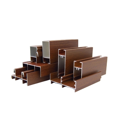 Effekt-Aluminiumverdrängung des Holz-6063 T5 für Windows Chile Bolivien
