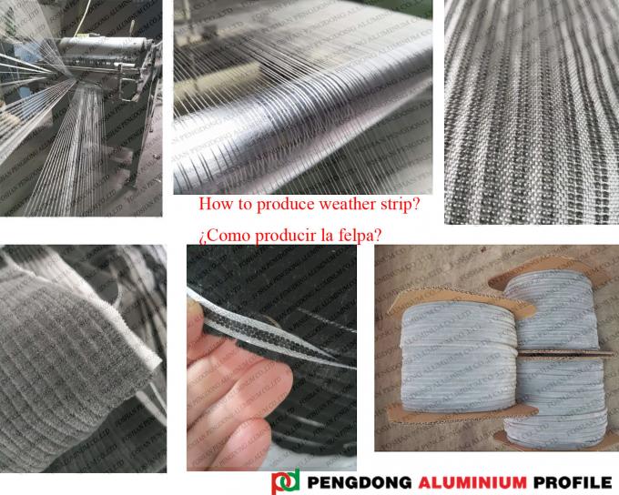 Dichtungsstreifen für Profile Aluminium-Windows und Tür