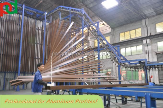 Aluminiumprofil des hölzernen Kornes für Küchenschrank