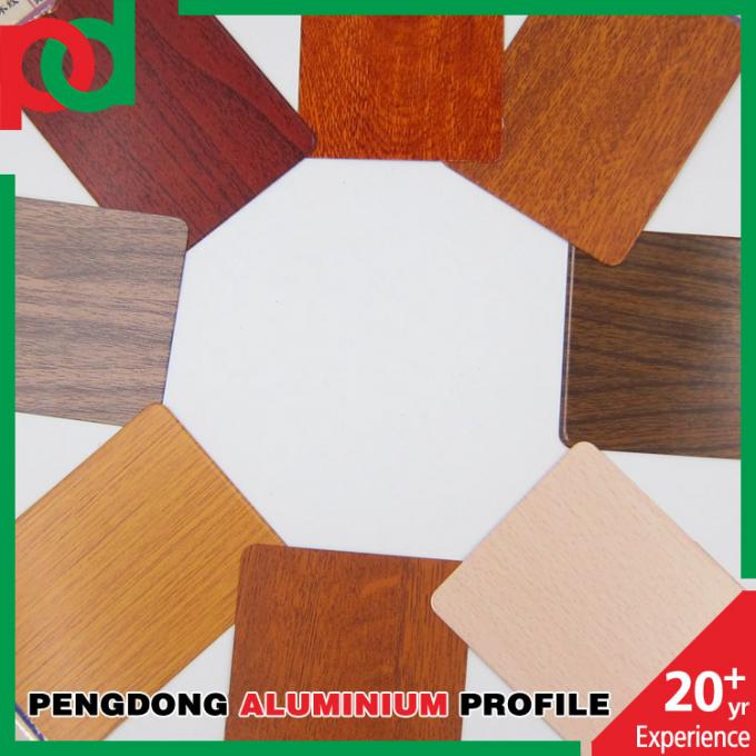 Aluminiumprofil-hölzerne Farbe für Windows und Türen Serie25