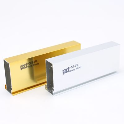 Guter Preis Foshan-Hersteller-High Glossy Silver-Polieraluminiumküchenschrank-Profil online
