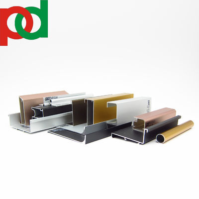 Anpassungsfähige Extrusionstechnologie Herstellung von Aluminiumprofilen für Glastür Küchenschränke Schrank MDF Melamin