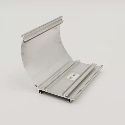 Guter Preis Anodisiert 6063 Aluminiumvorhang-Bahn-Profilen Rod Spring Tube Bottom online