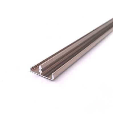 Guter Preis 16.3mm T formen quadratische Randaluminiumordnung Poliergestaltungsprofile online
