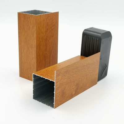 Guter Preis Küchen-beschichtete Aluminiumprofil-Holz-Korn-Pulver Libyens 6063 online