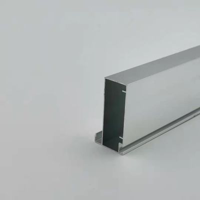 Guter Preis Glatte silberne rechteckige anodisierte Aluminiumstärke des küchen-Profil-1.2mm online